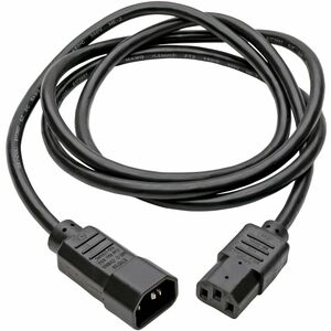 Eaton Tripp Lite Series PDU Power Cord, C13 to C14 - 10A, 250V, 18 AWG, 6 ft. (1.83 m), Black
