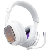 Logitech A30 Gaming Headset - Mini-phone (3.5mm), USB Type A - Wired/Wireless - Bluetooth/RF - 49.2 ft - 32 Ohm - 20 Hz to 20 kHz - Over-the-head - Circumaural - 4.92 ft Cable - Omni-directional, Uni-directional Microphone - White