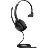 Jabra Evolve2 50 Headset - Mono - USB Type C - Wired/Wireless - Bluetooth - 98.4 ft - 20 Hz to 20 kHz - On-ear - Monaural - Supra-aural - 5.58 ft Cable - MEMS Technology, Noise Cancelling Microphone - Noise Canceling