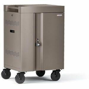 Bretford CUBE Cart Mini - Pre-Wired TVCM20USBC - 4 Casters - Champagne - For 20 Devices