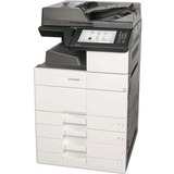 Lexmark MX911dte Wireless Laser Multifunction Printer - Monochrome - Copier/Printer/Scanner - 55 ppm Mono Print - 1200 x 1200 dpi Print - Automatic Duplex Print - Up to 300000 Pages Monthly - 2150 sheets Input - 600 dpi Optical Scan - Monochrome Fax - Gigabit Ethernet - Wireless LAN - USB - For Plain Paper Print