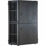 Panduit FlexFusion Cabinet - For Server, PDU - 48U Rack Height x 19" Rack Width - Floor Standing - Black - Steel - 2504.45 lb Dynamic/Rolling Weight Capacity - 3507.55 lb Static/Stationary Weight Capacity