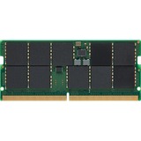 Kingston 16GB DDR5 SDRAM Memory Module - For Notebook, Workstation - 16 GB - DDR5-4800/PC5-38400 DDR5 SDRAM - 4800 MHz Single-rank Memory - CL40 - 1.10 V - ECC - Unbuffered - 262-pin - SoDIMM - Lifetime Warranty