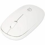 Manhattan MW3050 Wireless Optical USB Mouse - Full-size Mouse - Optical - Wireless - 32.81 ft - Radio Frequency - 2.40 GHz - White - USB Type A - 1200 dpi - Scroll Wheel - 3 Button(s) - Symmetrical - 1 x AA Battery Supported