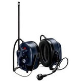 Peltor LiteCom Plus WS Headset - Stereo - XLR - Wired/Wireless - Bluetooth - Binaural - Ear-cup - Dynamic, Noise Cancelling Microphone - Navy Blue