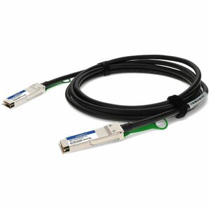 AddOn MSA and TAA Compliant 100GBase-CU QSFP28 to QSFP28 Direct Attach Cable (Passive Twinax, 5m, 26AWG, -40 to 85C)