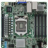 ASRock Rack E3C256D4I-2T Server Motherboard - Intel C256 Chipset - Socket LGA-1200 - Mini ITX
