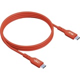 Club 3D USB-C Data Transfer Cable - 3.28 ft USB-C Data Transfer Cable for Notebook, Tablet, Phone, Peripheral Device, Charger, Smartphone - First End: 1 x USB 2.0 Type C - Male - Second End: 1 x USB 2.0 Type C - Male - 480 Mbit/s