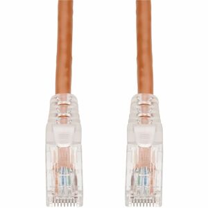 AddOn 1ft Orange CAT 6 PVC Ethernet Cable Snagless Easy Clear Boot TAA RJ-45 M/M