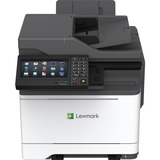 Lexmark CX625ade Laser Multifunction Printer - Color - Copier/Fax/Printer/Scanner - 40 ppm Mono/40 ppm Color Print - 2400 x 600 dpi Print - Automatic Duplex Print - Up to 100000 Pages Monthly - 251 sheets Input - Color Scanner - 1200 dpi Optical Scan - Color Fax - Gigabit Ethernet - USB - For Plain Paper Print