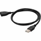 AddOn 5ft USB A 2.0 Male to Female Black Cable