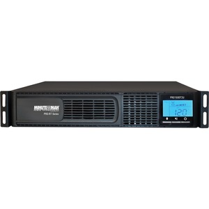 Minuteman PRO-RT PRO1500RT2U 1500VA Tower/Rack/Wall Mountable UPS - 2U Tower/Rack/Wall Mountable - 4 Minute Stand-by - 120 V AC Input - 120 V AC Output - 8 x NEMA 5-15R Receptacle(s)