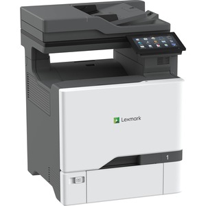Lexmark CX730de Laser Multifunction Printer - Color - TAA Compliant - Copier/Printer/Scanner - 42 ppm Mono/42 ppm Color Print - 2400 x 600 dpi Print - Automatic Duplex Print - Up to 120000 Pages Monthly - Color Flatbed Scanner - 600 dpi Optical Scan - Gigabit Ethernet - USB - For Plain Paper Print
