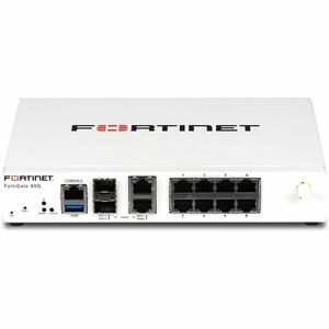 Fortinet FortiGate FG-91G Network Security/Firewall Appliance - Content Security - 10 Port - 10GBase-X, 1000Base-X, 10GBase-T, 5GBase-T, 2.5GBase-T, 10/100/1000Base-T - 10 Gigabit Ethernet - 27.90 Gbit/s Firewall Throughput - SHA-256, AES (256-bit) - 2500 VPN - 8 x RJ-45 - 2 Total Expansion Slots - 1 Year FortiCare Premium and FortiGuard Unified Threat Protection (UTP) - 50 Hz, 60 Hz - Desktop, Wall Mountable, Compact