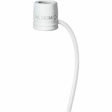Shure WL183m Wired Condenser, Dynamic Microphone for Wireless Transmitter, Transportation - White