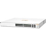 HPE Instant On 1930 24G Class4 PoE 4SFP/SFP+ 370W Switch - 28 Ports - Manageable - 3 Layer Supported - Modular - 439 W Power Consumption - 370 W PoE Budget - Optical Fiber, Twisted Pair - PoE Ports - Rack-mountable - Lifetime Limited Warranty