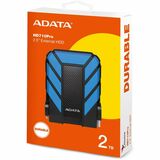 Adata HD710 Pro 2 TB Portable Hard Drive - External - Blue