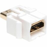 Eaton Tripp Lite Series HDMI Keystone Wallplate Coupler, White (F/F)
