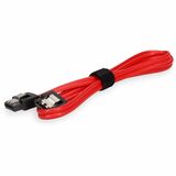 AddOn 5-Pack of 1.5ft SATA Flex Male to Male Red Serial Cables