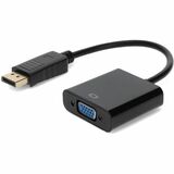 AddOn DisplayPort 1.2 Male to VGA Female Black Adapter Which Requires DP++ For Resolution Up to 1920x1200 (WUXGA)
