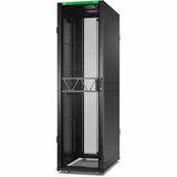 APC NetShelter SX Server Rack Gen 2, 45U, 2124H x 600W x 1070D mm, with Sides, Black [TAA]