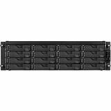 Asustor LOCKERSTOR 16R Pro AS7116RDX - 16 Bay NAS, Quad-Core 3.4-4.6GHz CPU, 4x 1GbE Port, 8GB RAM DDR4, 2U Rackmount Server with redundant Power Supply (Diskless)