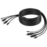 Belkin TAA DUAL DP/USB/AUD SKVM CBL, DP M/M; USB A/B, 10'