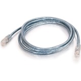 C2G 50ft High Speed Internet Modem Cable - Phone Cable - Transparent Blue - M/M