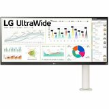LG 34BQ680-W 34" Class UW-UXGA LCD Monitor - 21:9 - Textured Black, Textured White