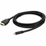 AddOn 6ft HDMI 1.4 Male to Micro-HDMI 1.4 Male Black Cable For Resolution Up to 4096x2160 (DCI 4K)
