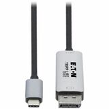 Eaton Tripp Lite Series USB-C to DisplayPort 1.4 Active Adapter Cable (M/M), UHD 8K, Black/Silver, 6 ft. (1.8 m)