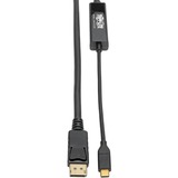 Eaton Tripp Lite Series USB-C to DisplayPort Active Adapter Cable (M/M), 4K 60 Hz, 10 ft. (3.1 m)