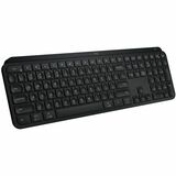 Logitech MX Keys S Wireless Keyboard, Low Profile, Fluid Precise Quiet Typing, USB C Rechargeable, Black