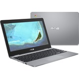 Asus Chromebook 12 C223 C223NA-DH02 11.6" Chromebook - HD - Intel Celeron N3350 - 4 GB - 32 GB Flash Memory - Gray