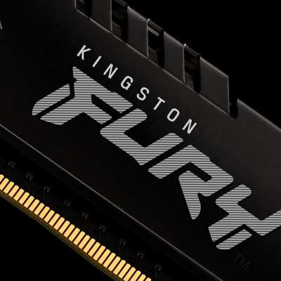 [15Fury16GBDDR4-3200] Kingston Technology FURY Beast 16GB 3200MT/s DDR4 CL16 DIMM Black