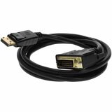 AddOn 10ft DisplayPort 1.2 Male to DVI-D Dual Link (24+1 pin) Male Black Cable Which Requires DP++ For Resolution Up to 2560x1600 (WQXGA)