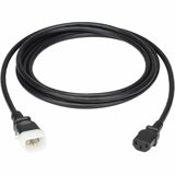 Eaton Tripp Lite Series PDU Power Cord, C13 to P-Lock C14 - North America and Europe Rated, 10A, 250V, 18 AWG, 10 ft. (3.1 m), Black