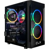 CLX SET TGMSETRXH2519BM Gaming Desktop Computer - AMD Ryzen 7 5700X - 16 GB - 2 TB HDD - 500 GB SSD - Micro Tower - Black