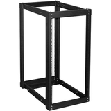Claytek 22U 1100mm Adjustable Open Frame Server Rack with 3U Drawer