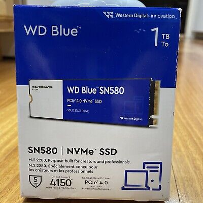 [15-WDS100T3B0E] Western Digital Blue 1 TB M.2 PCI Express 4.0 NVMe TLC
