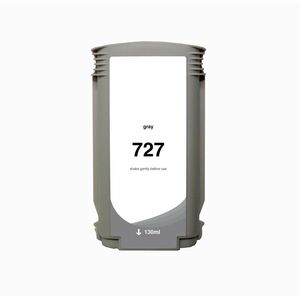 WF Non-OEM New Gray Wide Format Ink Cartridge for HP 727 (B3P24A)