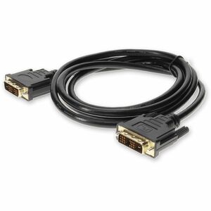AddOn 5-Pack of 6ft DVI-D Single Link (18+1 pin) Male to DVI-D Single Link (18+1 pin) Male Black Cables For Resolution Up to 1920x1200 (WUXGA)