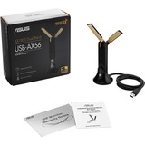 Asus USB-AX56 IEEE 802.11ax Dual Band Wi-Fi Adapter for Computer, Notebook -TAA-compliant