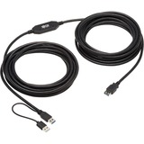 Eaton Tripp Lite Series USB 3.2 Gen 1 Active Extension Repeater Cable (A M/F), 10 m (32.8 ft.)