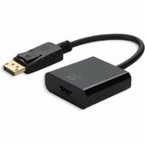AddOn DisplayPort 1.2 Male to HDMI 1.3 Female Black Active Adapter Which Comes with Audio For Resolution Up to 2560x1600 (WQXGA)