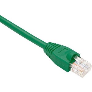 Unirise Cat.6 Patch Cable - 12 ft Category 6 Network Cable for Network Device - First End: 1 x RJ-45 Network - Male - Second End: 1 x RJ-45 Network - Male - Patch Cable - Green