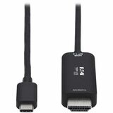 Eaton Tripp Lite Series USB-C to HDMI Active Adapter Cable (M/M), 4K 60 Hz, HDR, HDCP 2.2, DP 1.4 Alt Mode, Black, 6 ft. (1.8 m)