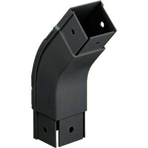 Panduit FiberRunner&reg; Outside 45 Degree Angle - Black - 2.65" Length - Polycarbonate - 1 Pack
