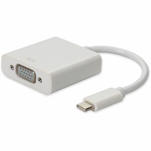 AddOn 5-Pack of USB C 3.1 Male to VGA Female White Adapters