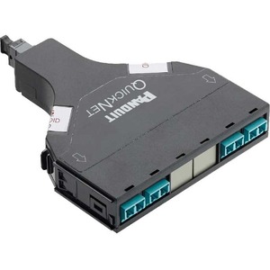 Panduit QuickNet SFQ Cassette - 8 Port(s) - 4 x Duplex - Blue, Black